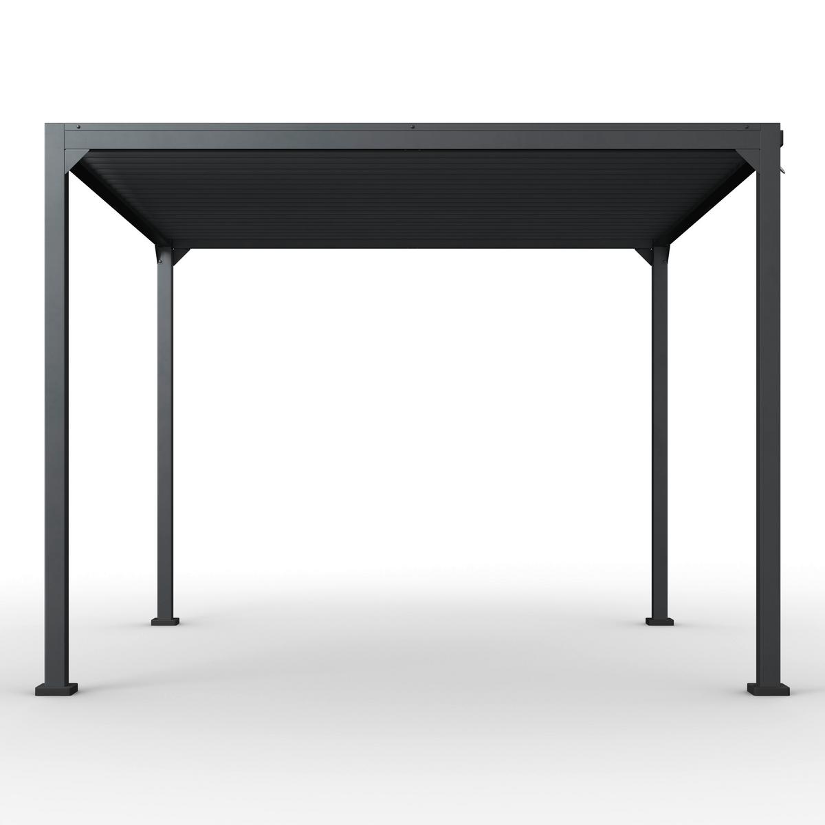 PAVILÓN SUNNY - antracitová, Modern, kov (300/300/277cm) - Mömax