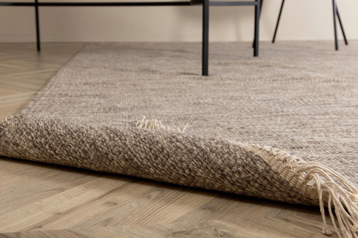 Flachwebteppich Cyrus - Beige, LIFESTYLE, Textil (160/230cm) - P & B