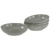 Schüsselset Nature Collection Stone, 4--Teilig., Grau - Grau, Design, Keramik - Creatable