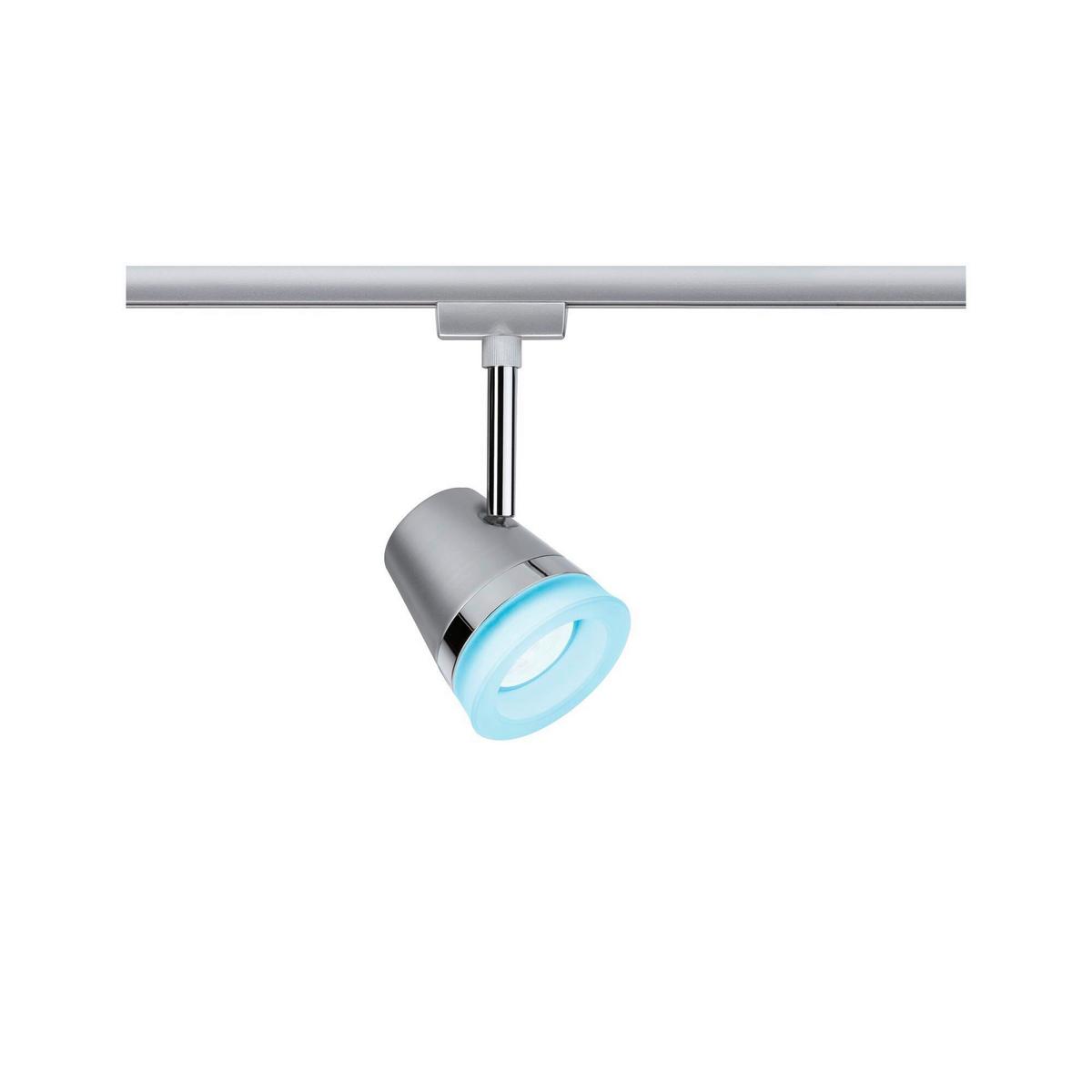 Schienensystem Urail Strahler 95525 In Chromfarben, Dimmbar - Chromfarben, Basics, Kunststoff/Metall (8,5/18,5cm) - Paulmann