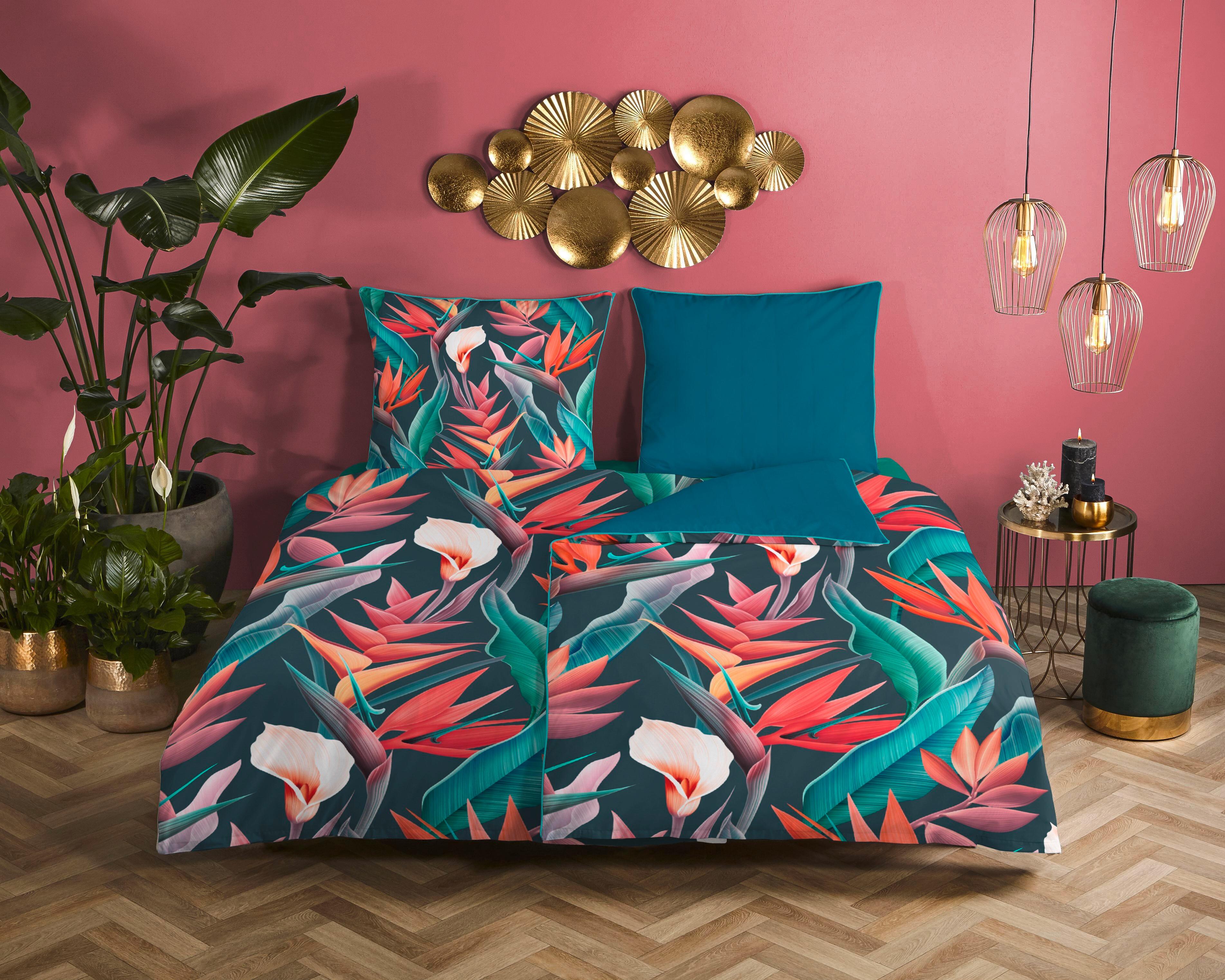 Wendebettwäsche Chloe Multicolor 155x220 cm - Multicolor, Design, Textil (155/220cm)