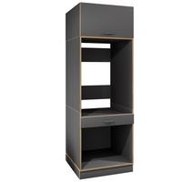Mosógépszekrény Rislo - méztölgy színű/antracit, Trend, faalapú anyag (67/200/68cm) - MID.YOU