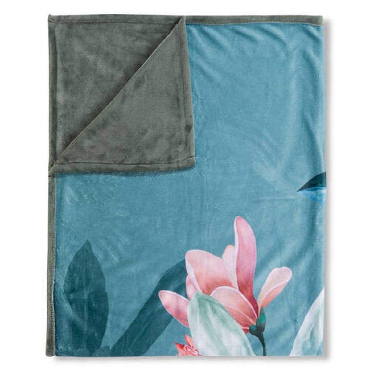 Plaid Parler Jadegrün 130x160 Cm - Jadegrün, KONVENTIONELL, Textil (130/160cm)