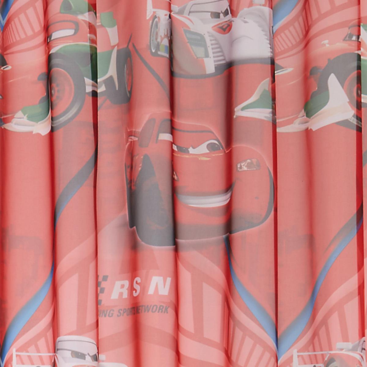 Vorhang 2er-Pack mit Schlaufen Cars 140x250 cm Rot - Rot, LIFESTYLE, Textil (140/250cm) - Disney