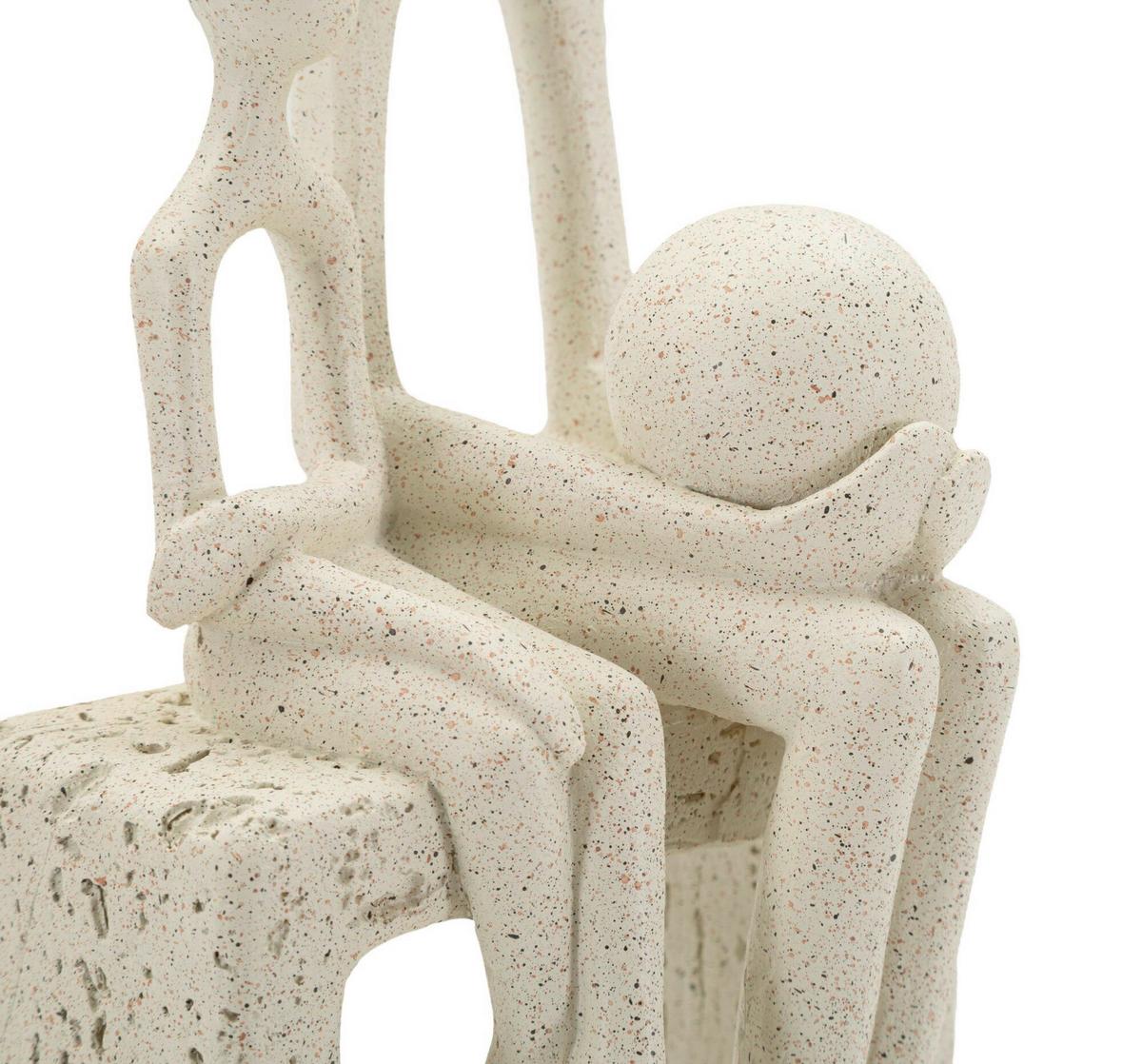 Skulptur Kunststoff, Cream - Basics, Kunststoff (10/26/7.5cm)