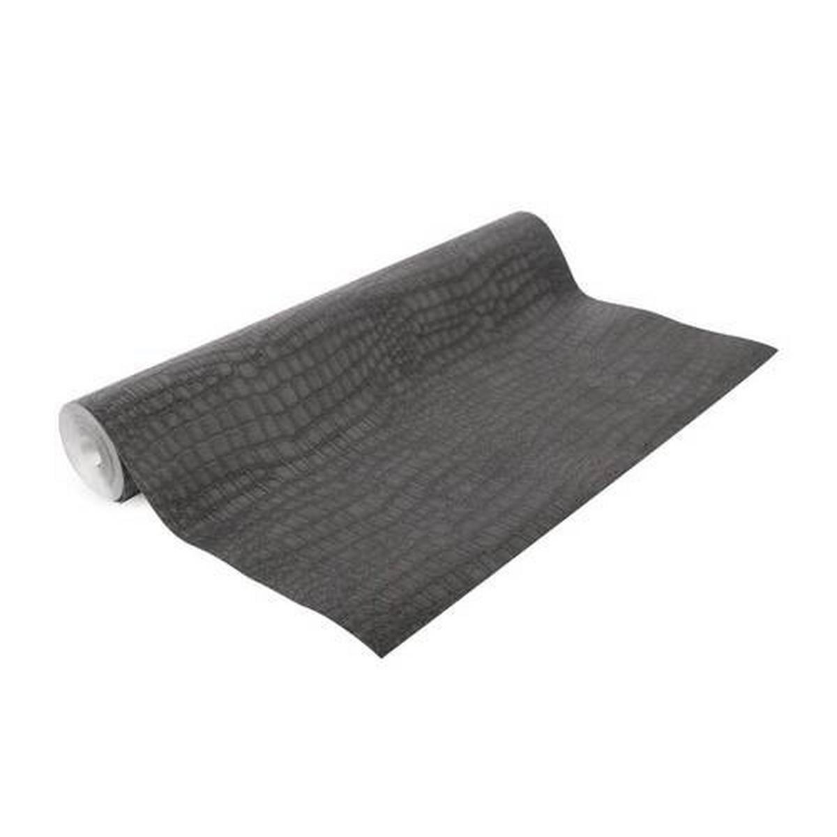 Vliestapete Schwarz, 52x1005 cm - Schwarz, Basics, Papier/Kunststoff (52/1005cm)