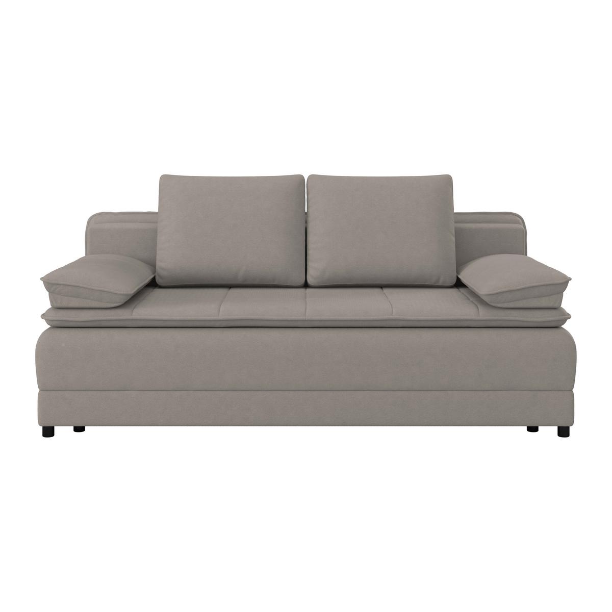 Kanapéágy Alice - taupe, Modern, textil (202/73-92/105cm)