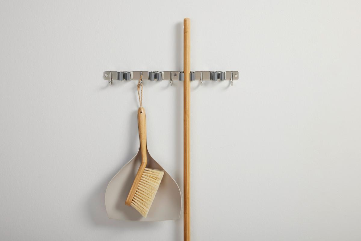 Držák na stěnu PRAKTIKER - barvy stříbra, Konvenční, kov (43,5cm) - Mömax