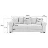 2-sitzer-sofa Mit Schlaffunktion Maureen B:247cm - Hellgrau/Schwarz, KONVENTIONELL, Textil (247/95/125cm) - MID.YOU