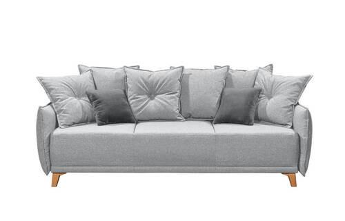 Schlafsofa Pamplona - Eichefarben/Anthrazit, Basics, Textil (232/91/105cm) - MID.YOU