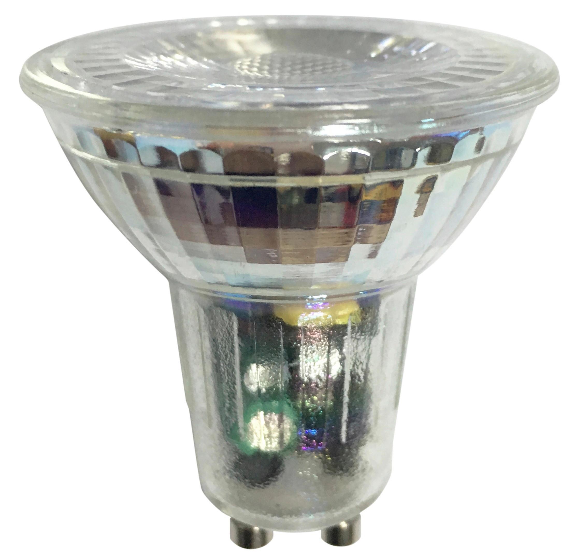 LED-LEUCHTMITTEL 3000K, GU10 - Klar/Silberfarben, Basics, Glas (5/5,3cm)