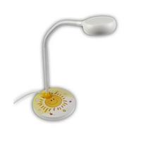 LED-Tischlampe Sunny Weiß für Kinder - Weiß, KONVENTIONELL, Holz/Kunststoff (20/43/20cm) - Niermann