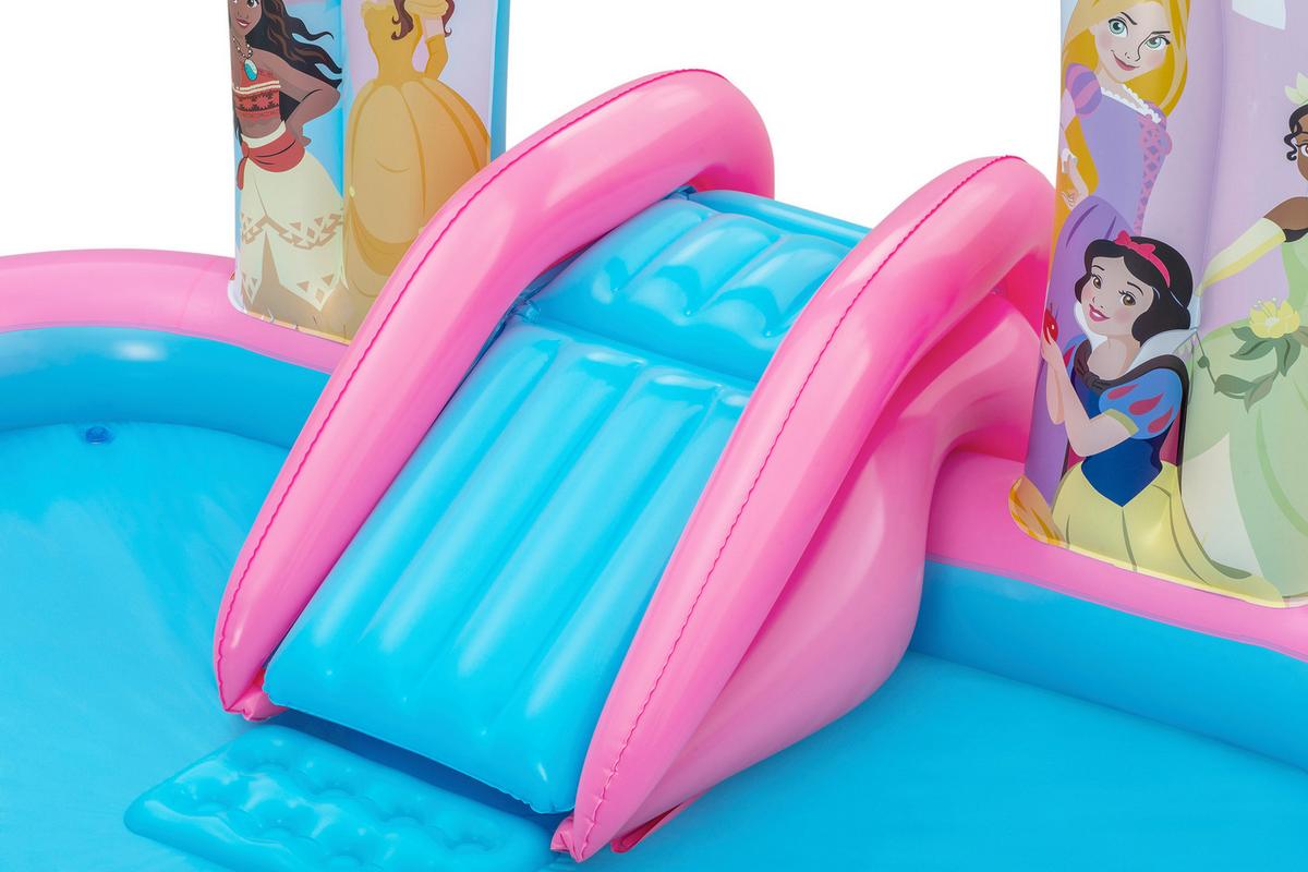 Disney Wasserspielcenter mit Rutsche & Ringwurfspiel - Multicolor, Basics, Kunststoff (221/140/193cm) - Bestway