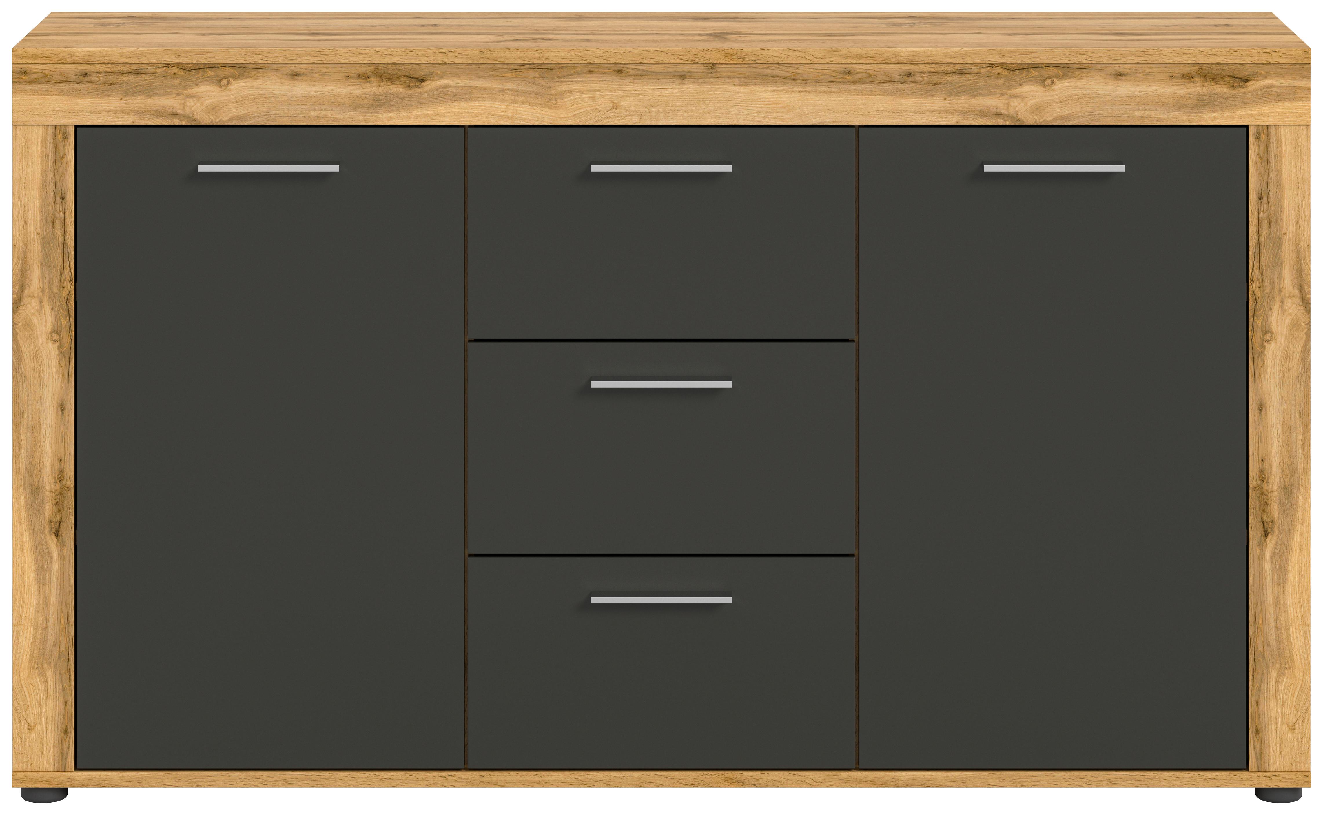 Sideboard Jam Eiche Dekor B: 125 Cm