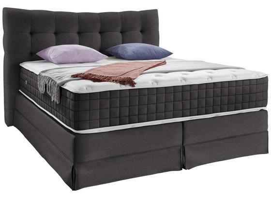 Boxspringbett Domino ca. 180/200cm, Dunkelgrau - Dunkelgrau, KONVENTIONELL, Holz (180/200cm) - James Wood Boxspringbett Domino ca. 180/200cm, Dunkelgrau - Dunkelgrau, KONVENTIONELL, Holz (180/200cm) - James Wood