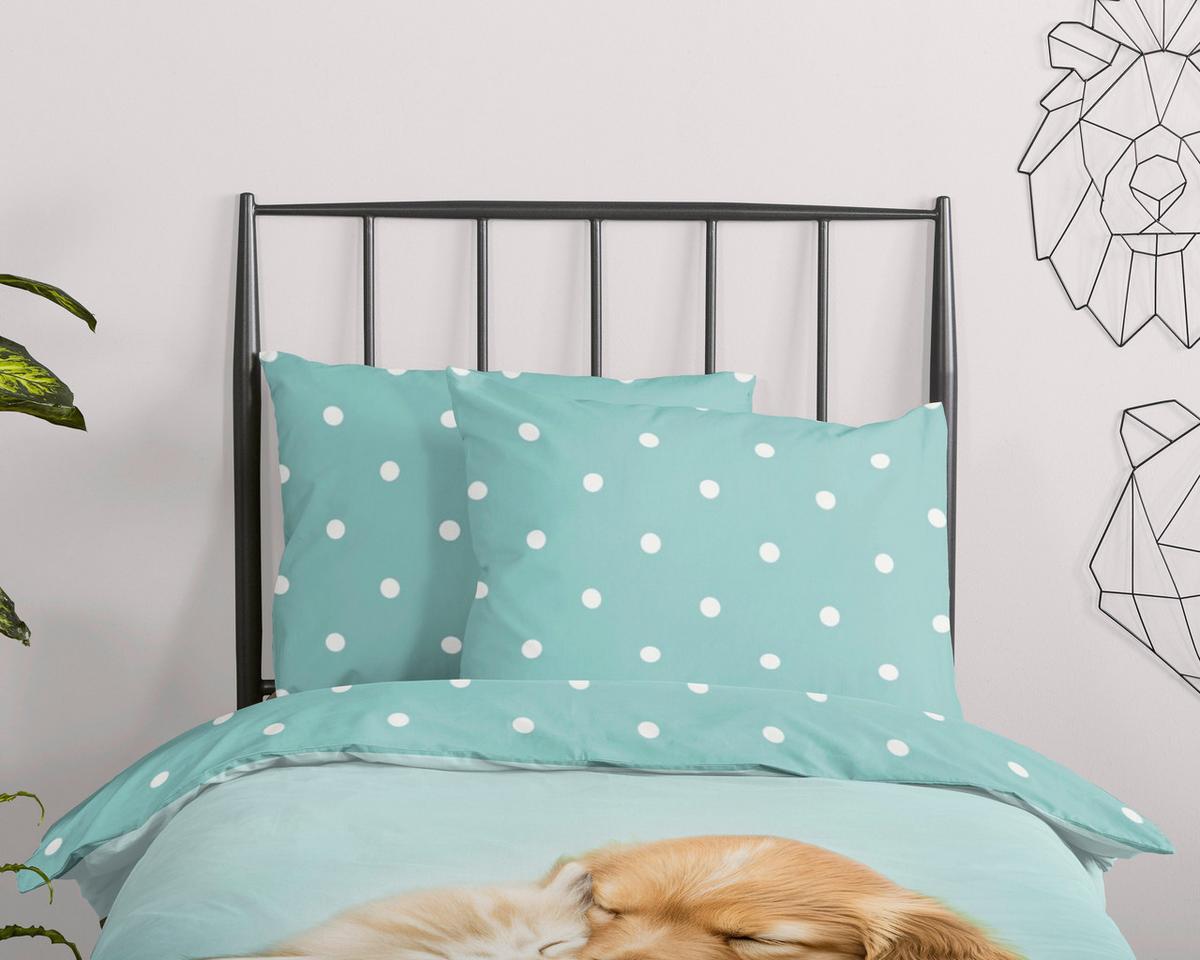 WENDEBETTWÄSCHE PAXY - Perlmutt/Braun, Basics, Textil (140/200cm)