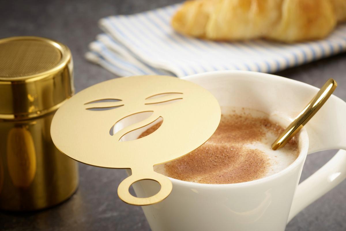 Kaffeeset Cosme - Goldfarben, Basics, Metall - Echtwerk
