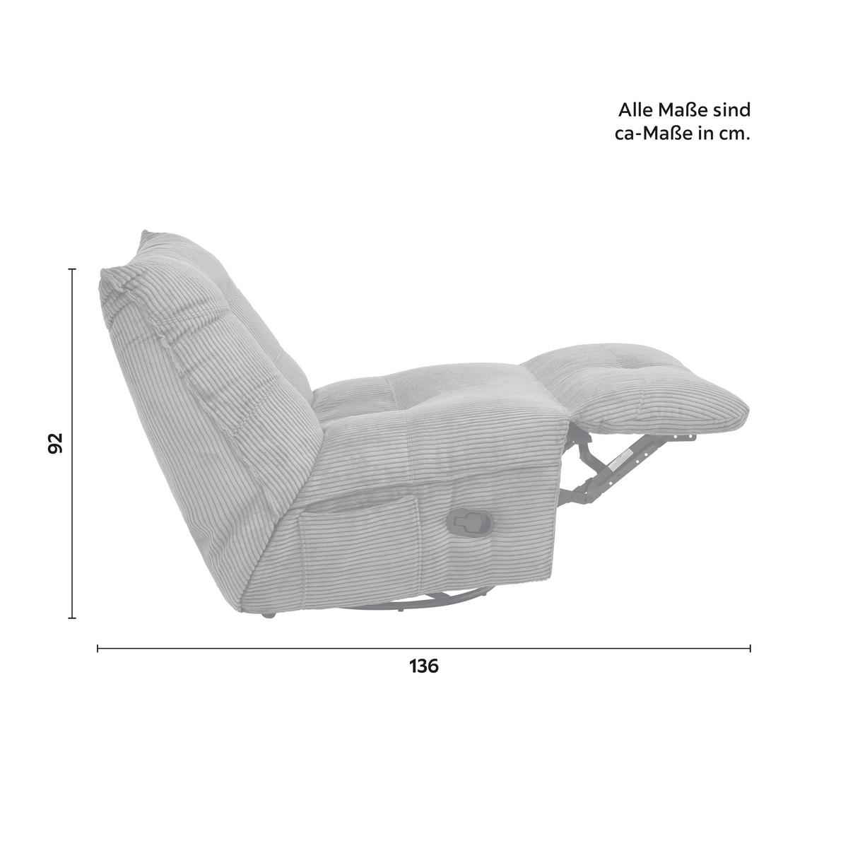 Relaxační křeslo ALURA, tmavě šedá barva - černá/tmavě šedá, Moderní, kov/dřevo (90/92/90cm) - Bessagi Home