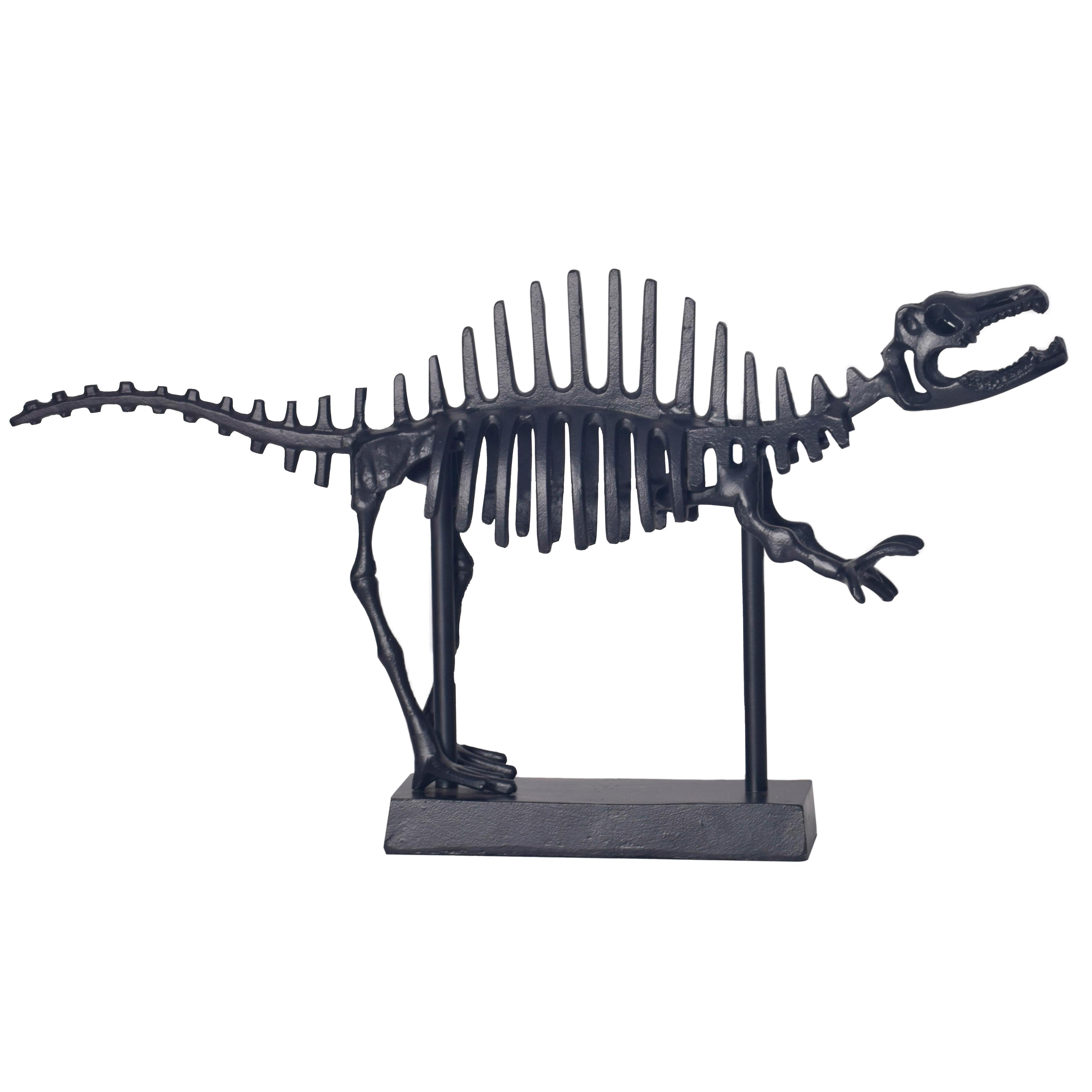 Dekorační zvířatko FOSSIL - černá, Design, kov (62/32,5/12cm) - Livetastic