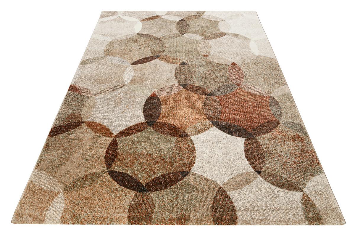 Webteppich Braun//Beige Modernina 200x290 cm - Rotbraun/Beige, Design, Textil (200/290cm) - Esprit