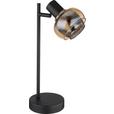 Tischleuchte Maxim - Schwarz, MODERN, Glas/Metall (14,5/12,5/35cm) - James Wood
