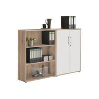 Office Edition B: 168,8 Cm Sonoma Eiche/weiß - Weiß/Sonoma Eiche, MODERN, Holzwerkstoff (168,8/113,6/33cm) - MID.YOU