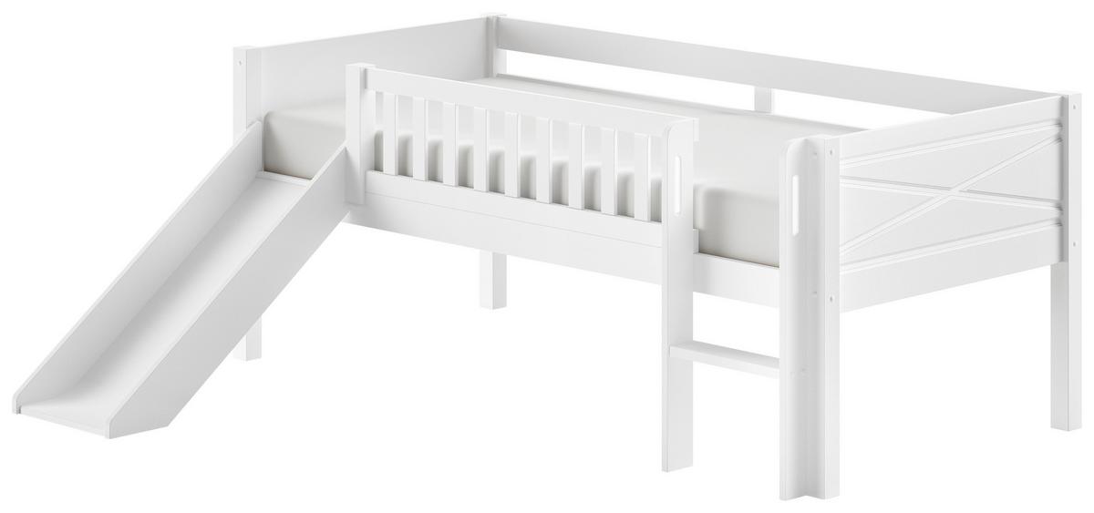 SPIELBETT Scott Weiß 90x200cm - Weiß, MODERN, Holz/Holzwerkstoff (90/200cm) - Vipack