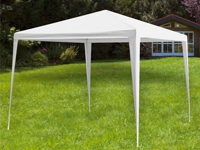 Pavillon 613-623226 Pavillon - Grauweiß, Basics, Kunststoff (300/300cm)