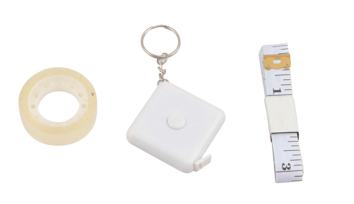 Rollmaßband Roland - Goldfarben/Schwarz, KONVENTIONELL, Kunststoff/Metall (150cm) - Ondega