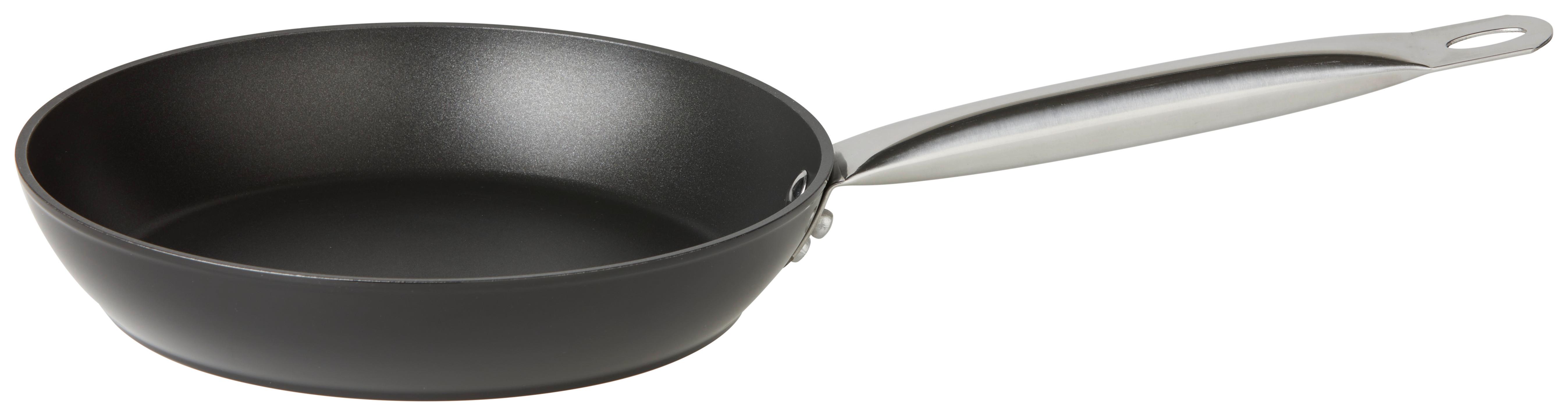 Panvica Classic, Ø: 24cm - čierna/strieborná, Konventionell, kov (24/4,7cm) - Modern Living