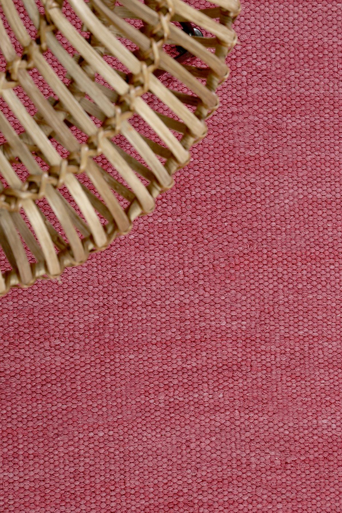Handwebteppich Rosa Baumwolle Rainbow Kelim 160x230 cm - Dunkelrosa, KONVENTIONELL, Textil (160/230cm) - Esprit