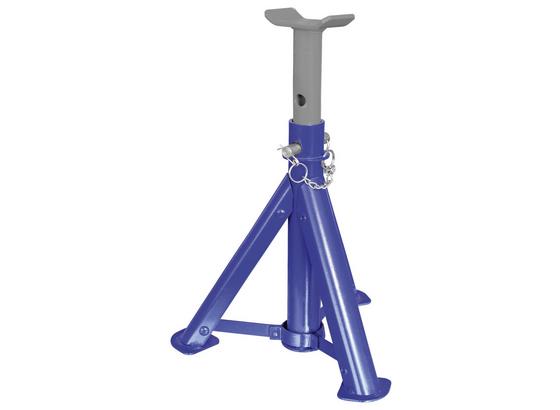 Unterstellbock 2 Stück, 3 Tonnen - Blau/Grau, Metall (14,4/12/30cm) Unterstellbock 2 Stück, 3 Tonnen - Blau/Grau, Metall (14,4/12/30cm)