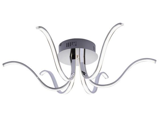 Led Stropná Lampa Valerie Max. 4,5 Watt - strieborná, kov/plast (65/65/19cm) Led Stropná Lampa Valerie Max. 4,5 Watt - strieborná, kov/plast (65/65/19cm)