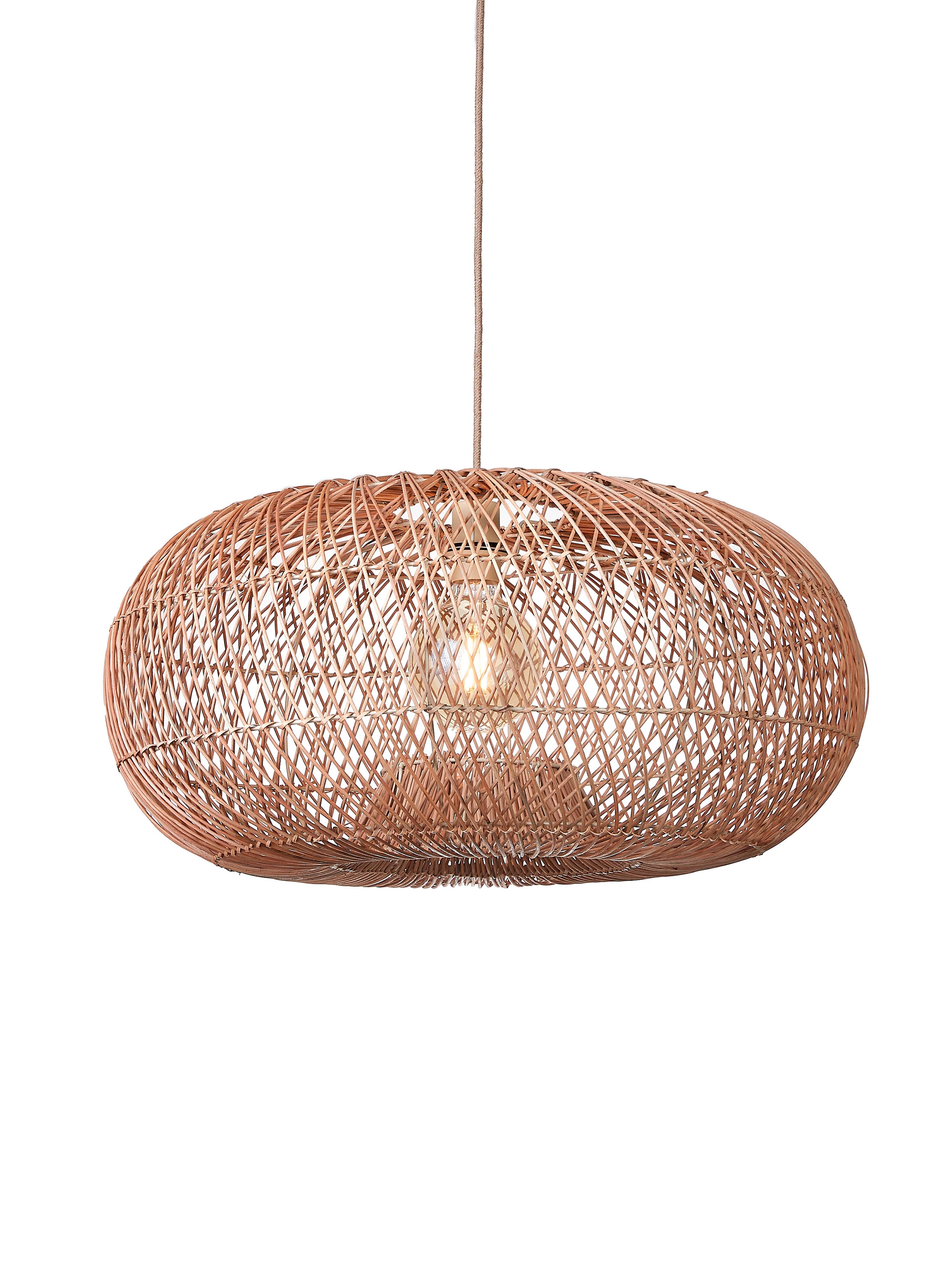 Hängeleuchte Arizona - Naturfarben, Basics, Holz (70/34cm) - Good & Mojo