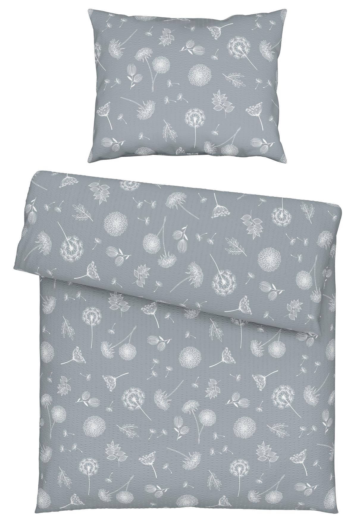 POSTEĽNÁ BIELIZEŇ PUSTEBLUME - sivá, Konventionell, textil (140/200cm) - Modern Living