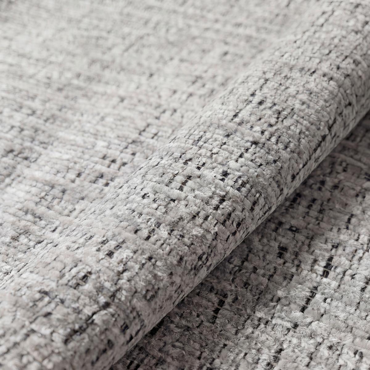 MEGA pohovka ARUBA 2, strieborná/antracitová ženilka - čierna/svetlosivá, Trend, textil/plast (238/80/140cm) - Luca Bessoni