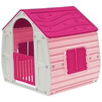 Spielhaus Laura - Pink/Hellrosa, KONVENTIONELL, Kunststoff (102/90/109cm) - BUNINO