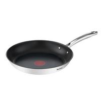 Bratpfanne Duetto - Edelstahlfarben, Basics, Metall (28 cmcm) - Tefal