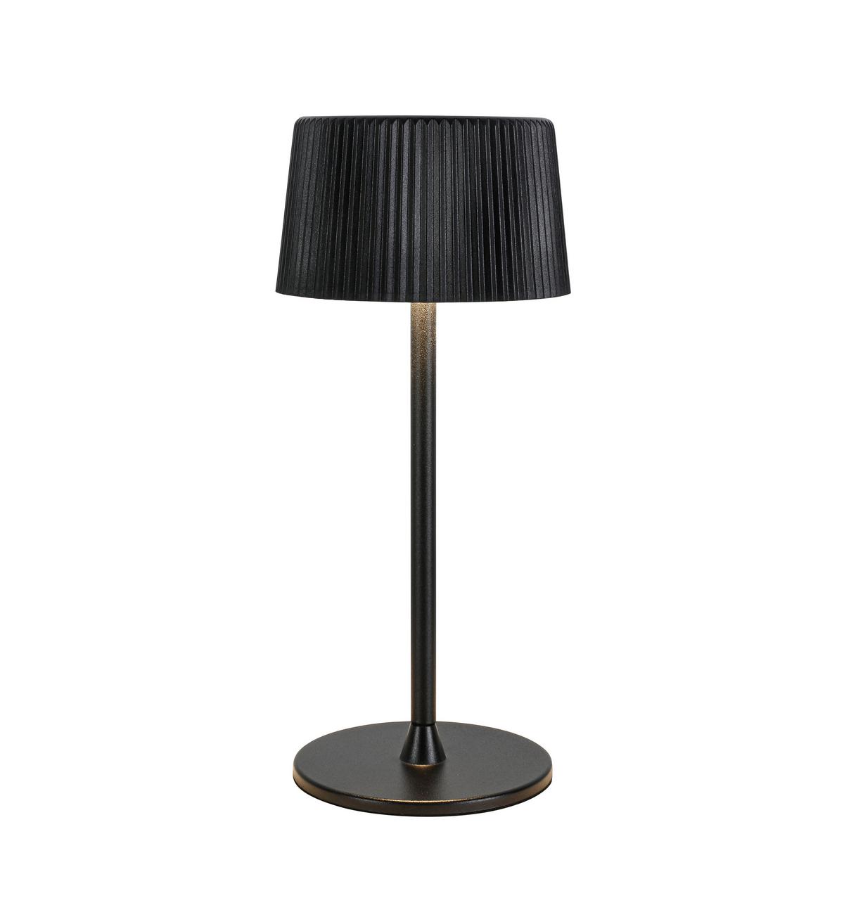 NABÍJATEĽNÁ STOLNÁ LAMPA THREMO - čierna/biela, Modern, kov/plast (11/30/21,1cm) - Mömax