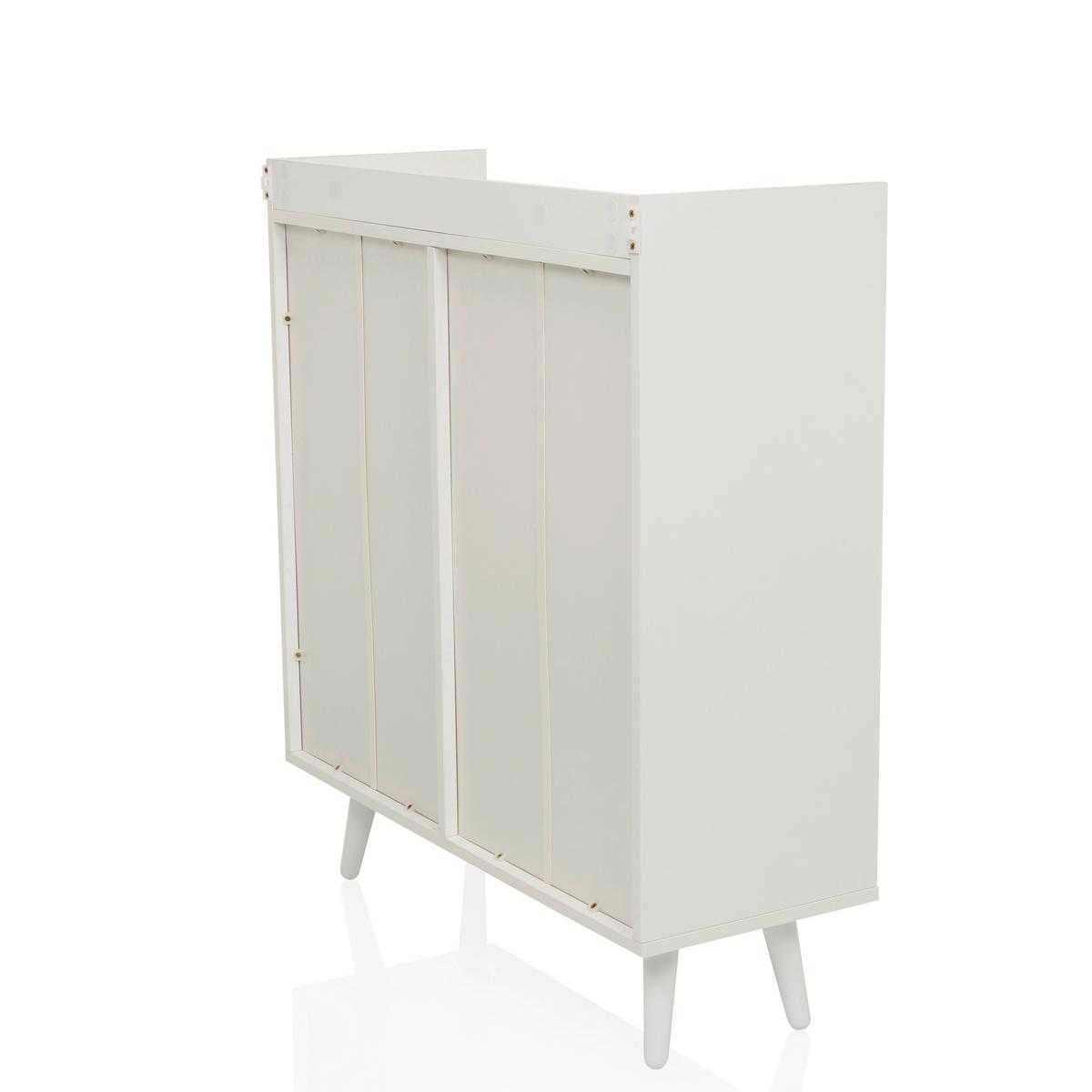 Kommode Myrdal Weiß B: 80 Cm - Weiß, MODERN, Holzwerkstoff (80/90/30cm) - MID.YOU