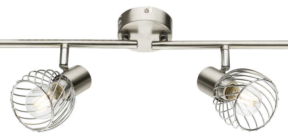Strahler Sina 4-flammig Verstellbar L: 80 Cm - Chromfarben, Trend, Metall (80/14,5cm) - Globo