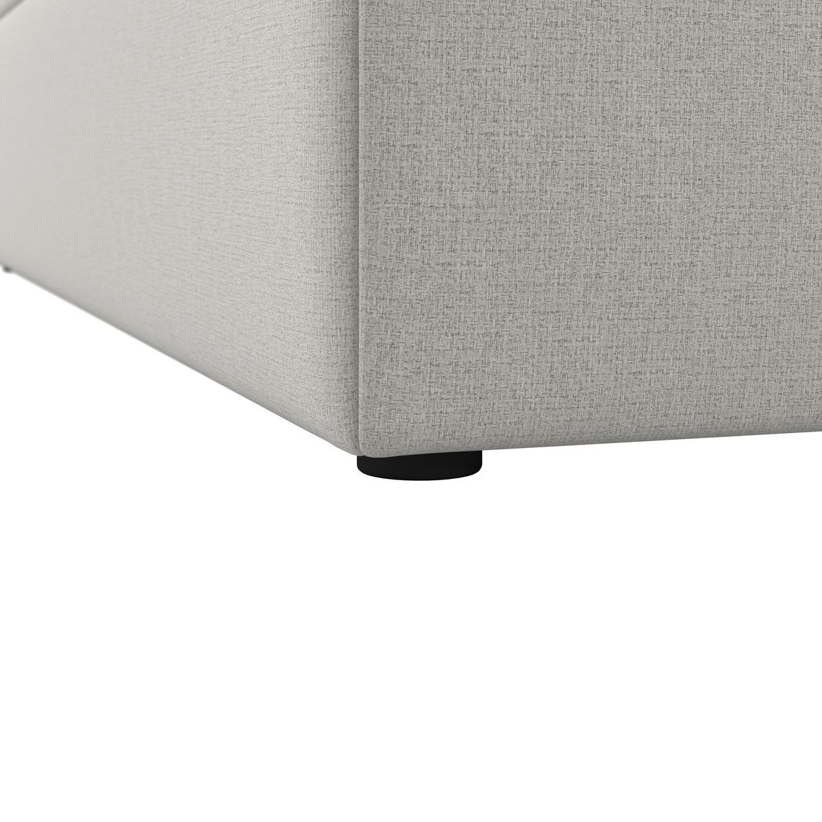 Boxspringová postel MARCO 180x200, béžová - černá/krémová, Moderní, dřevo/textil (180/200cm) - Bessagi