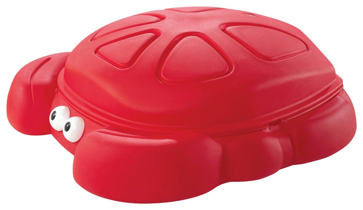 Sandkasten 740500 - Rot, KONVENTIONELL, Kunststoff (119,4/40,6/121cm) - Ambia Garden