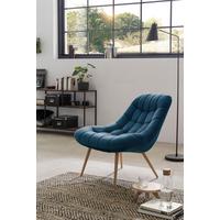 Xxl-sessel Blau, Naturfarben B: 76 Cm - Blau/Naturfarben, MODERN, Textil (76/85,6/85,6cm) - Livetastic