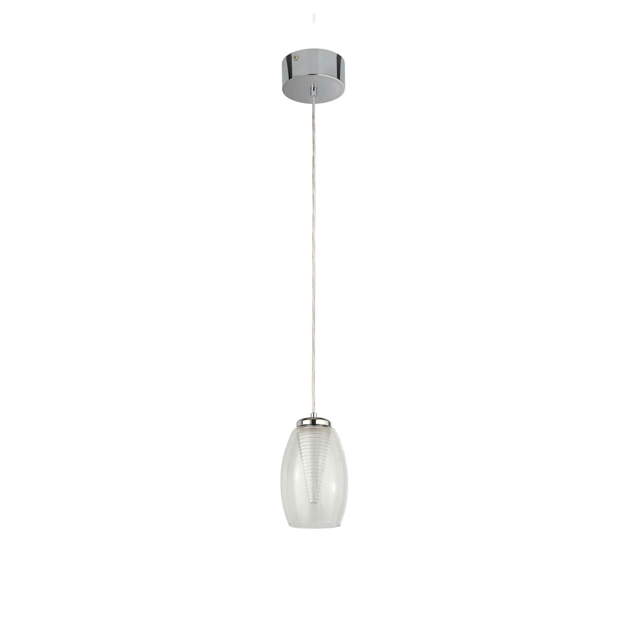 Led-hängeleuchte 97291-1cl - Basics, Glas/Metall (11,5/120cm)