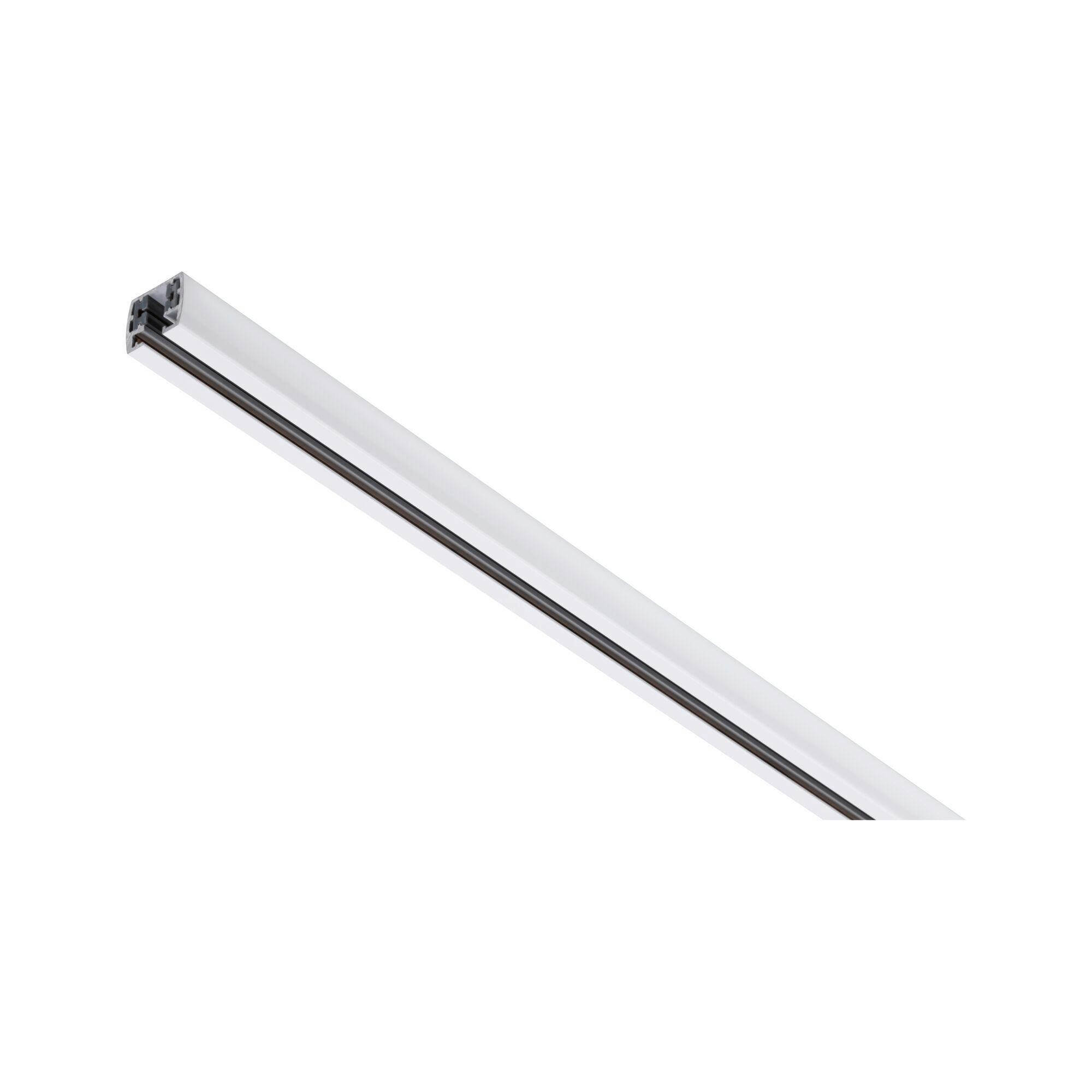 Schienensystem Urail Weiß L: 150 cm - Weiß, Basics, Metall (150cm) - Paulmann