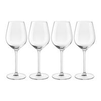 Sada sklenic LARS - WHITE - čiré, Moderní, sklo (380ml) - Mömax