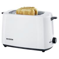 Toaster At2286 Mit Krümelschublade - Schwarz/Weiß, MODERN, Kunststoff/Metall (39/16,5/15,5cm) - Severin