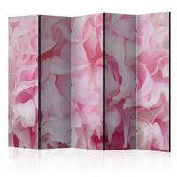 Paravent Pink Hellrosa B: 225 cm - Pink/Hellrosa, Basics, Holz/Textil (225/172/3cm) - artgeist