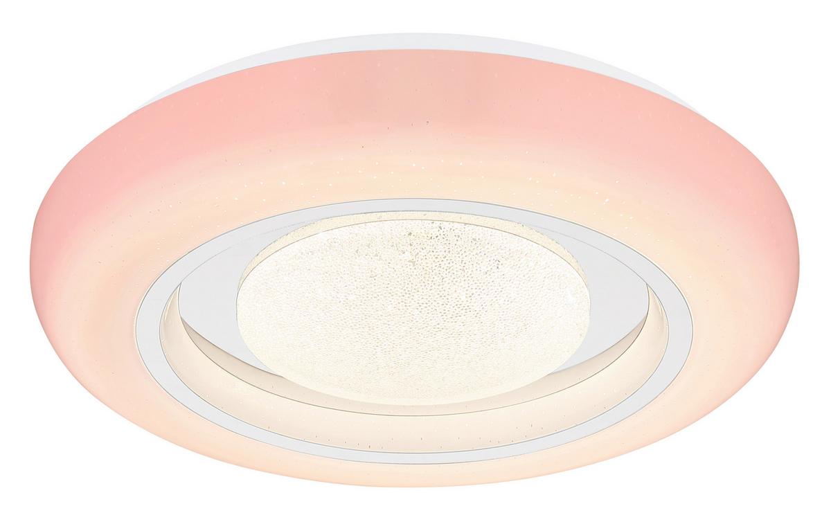 STROPNÍ SVÍTIDLO 41369-18 - bílá/opál, Trend, kov/plast (39/8cm) - Globo